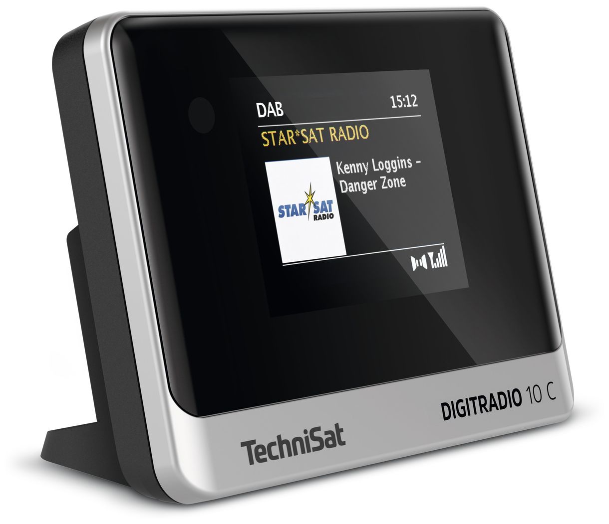 DigitRadio 10C Bluetooth DAB+, FM Radio (Schwarz, Silber) 