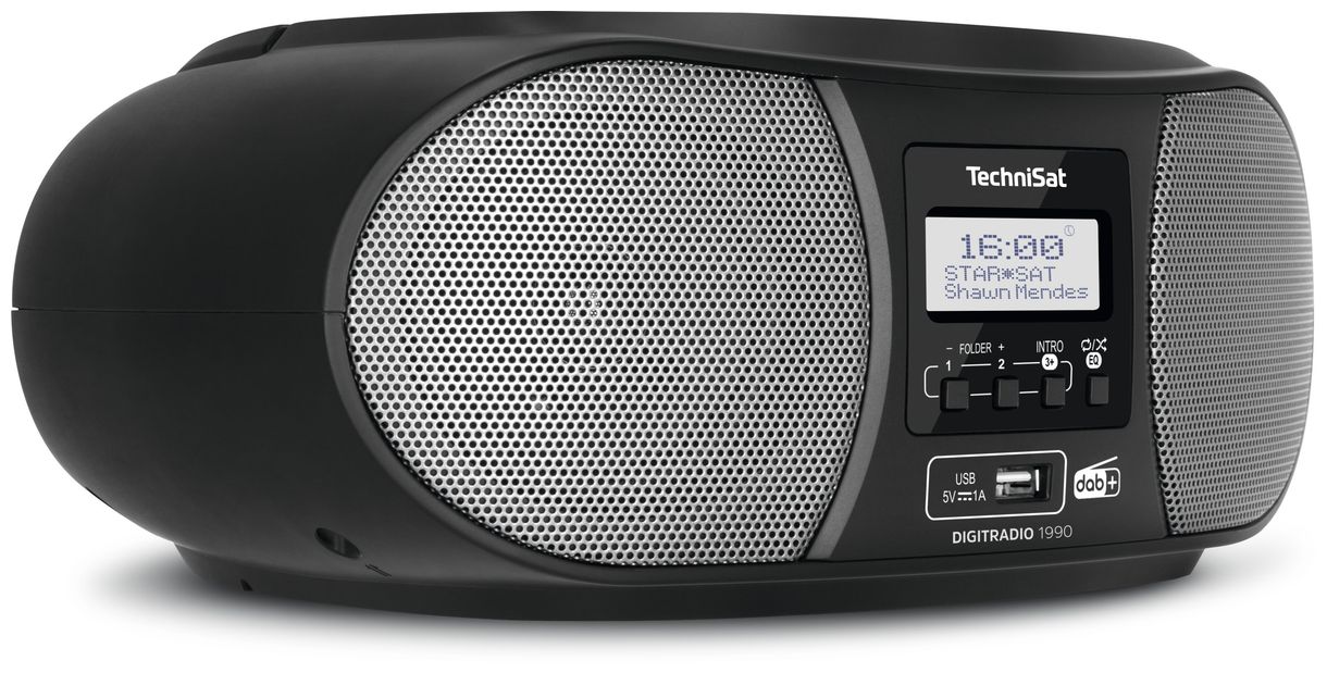 DigitRadio 1990 Bluetooth DAB+, FM Radio (Schwarz, Grau) 