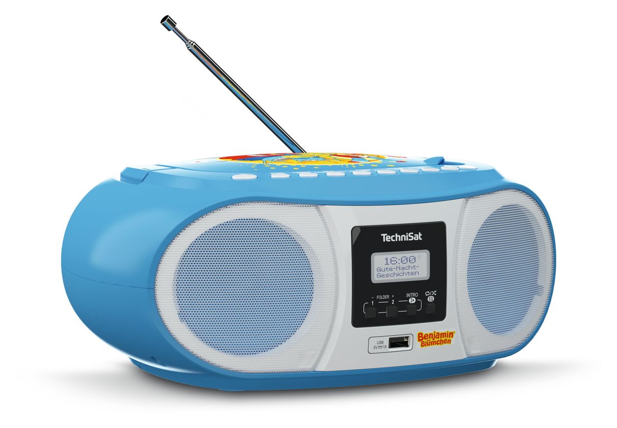 DigitRadio 1990 Benjamin Blümchen Edition CD Payer DAB+, FM Radio  (Blau) 