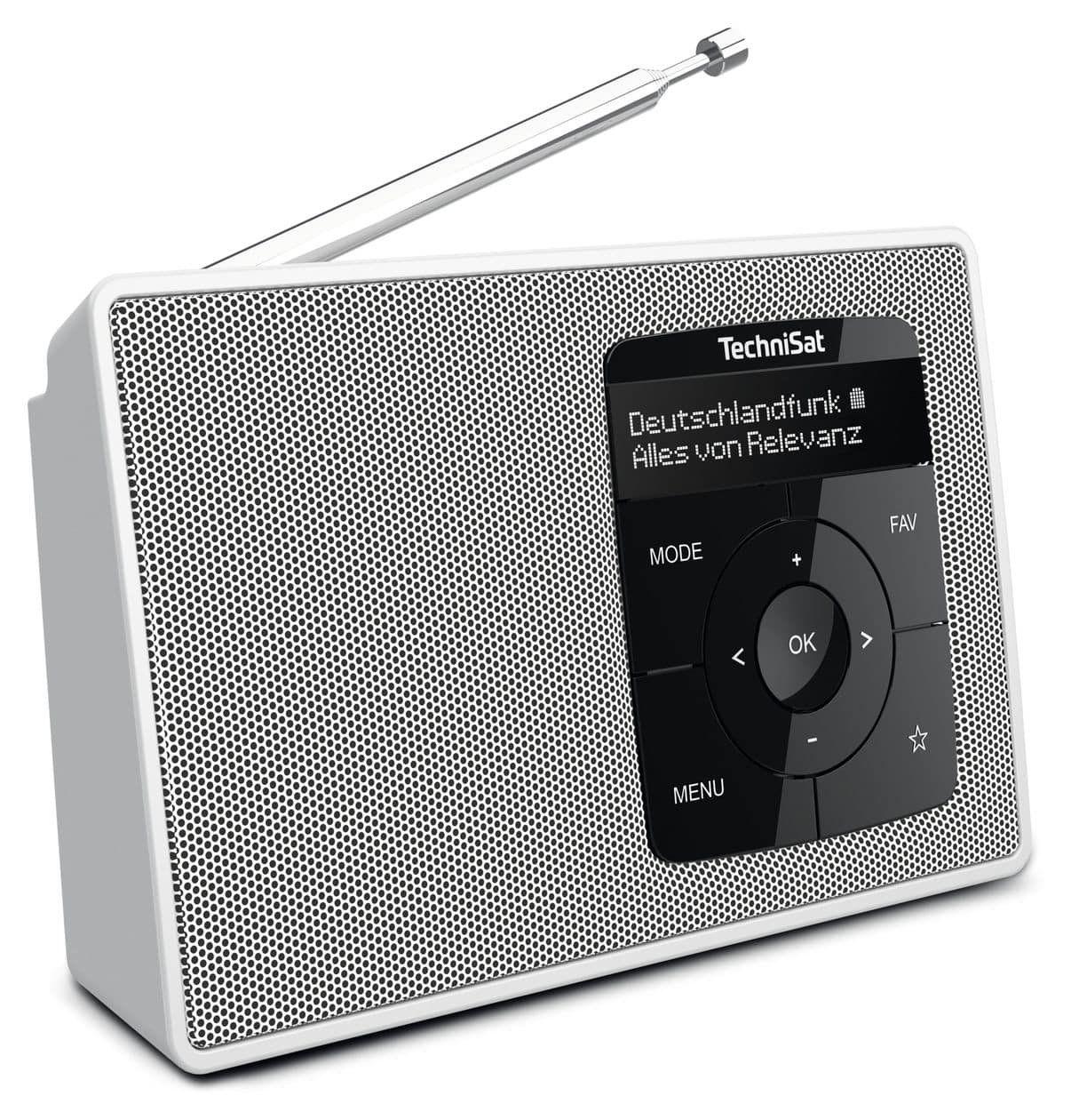 DigitRadio 2 Bluetooth DAB+, FM Radio Tragbar  (Weiß) 