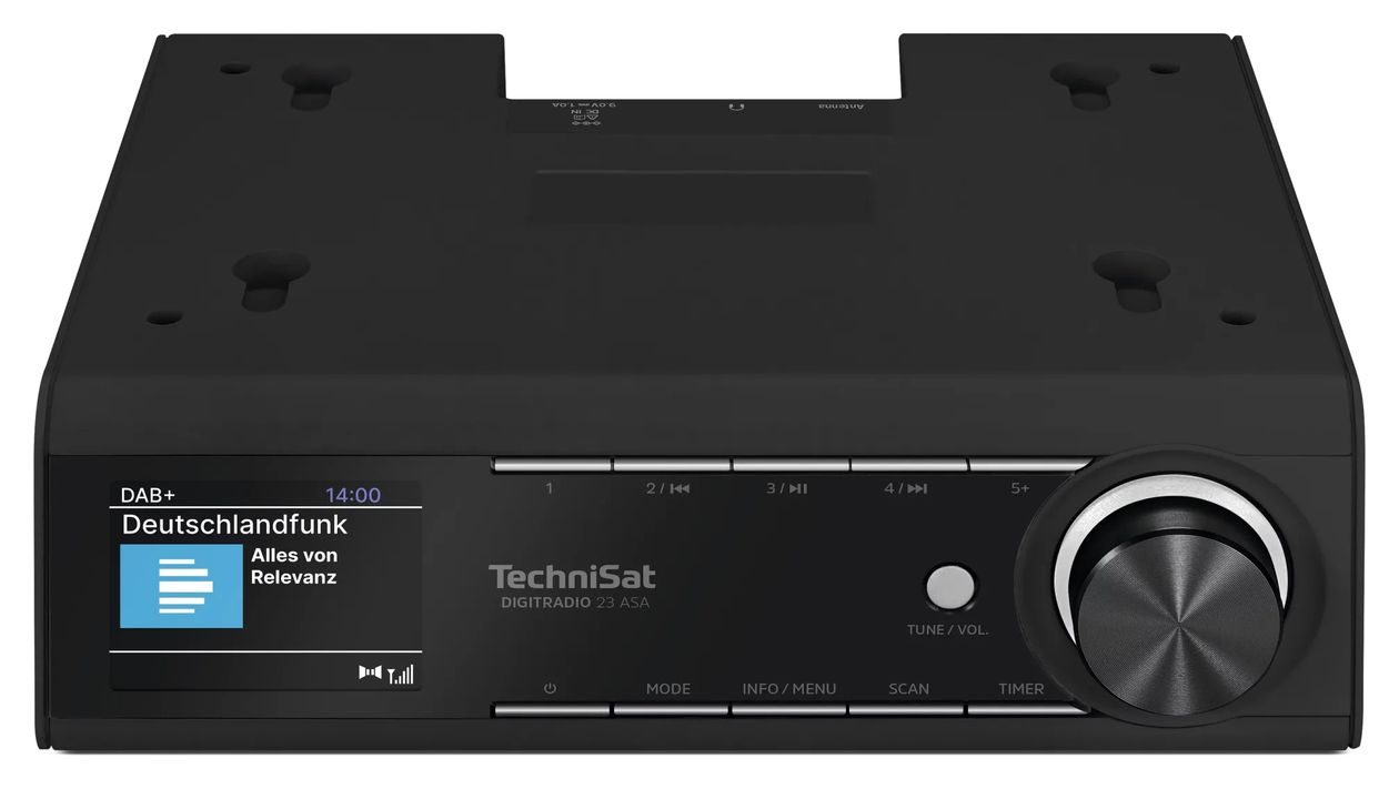 DigitRadio 23 ASA Bluetooth DAB+, FM Radio Küche  (Schwarz) 
