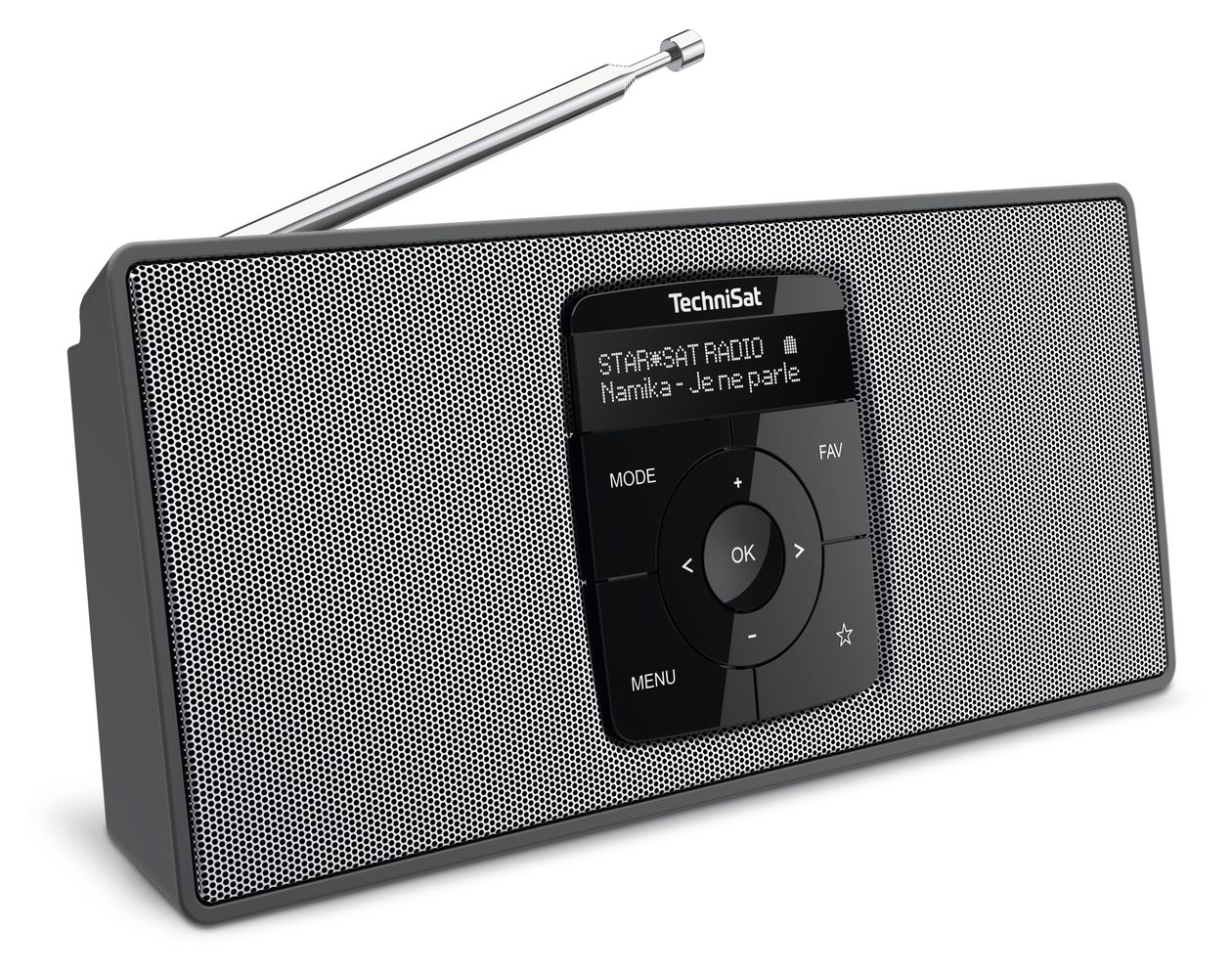 DigitRadio 2S Bluetooth DAB+, FM Radio Tragbar  (Schwarz, Silber) 