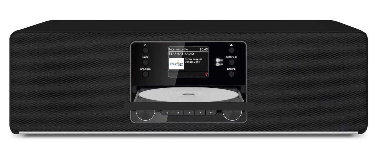 Digitradio 380CD IR Bluetooth DAB+, FM Radio Internet  (Schwarz) 