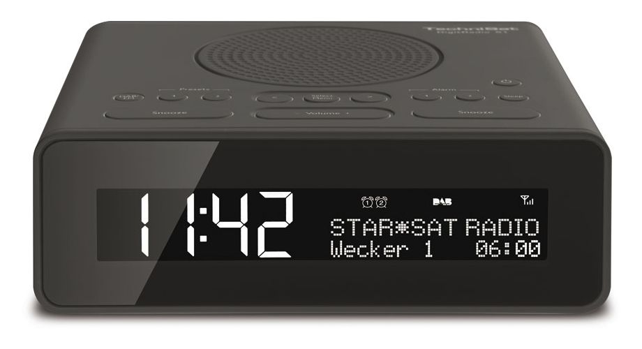 DigitRadio 51 DAB, FM Radio Uhr  (Schwarz) 