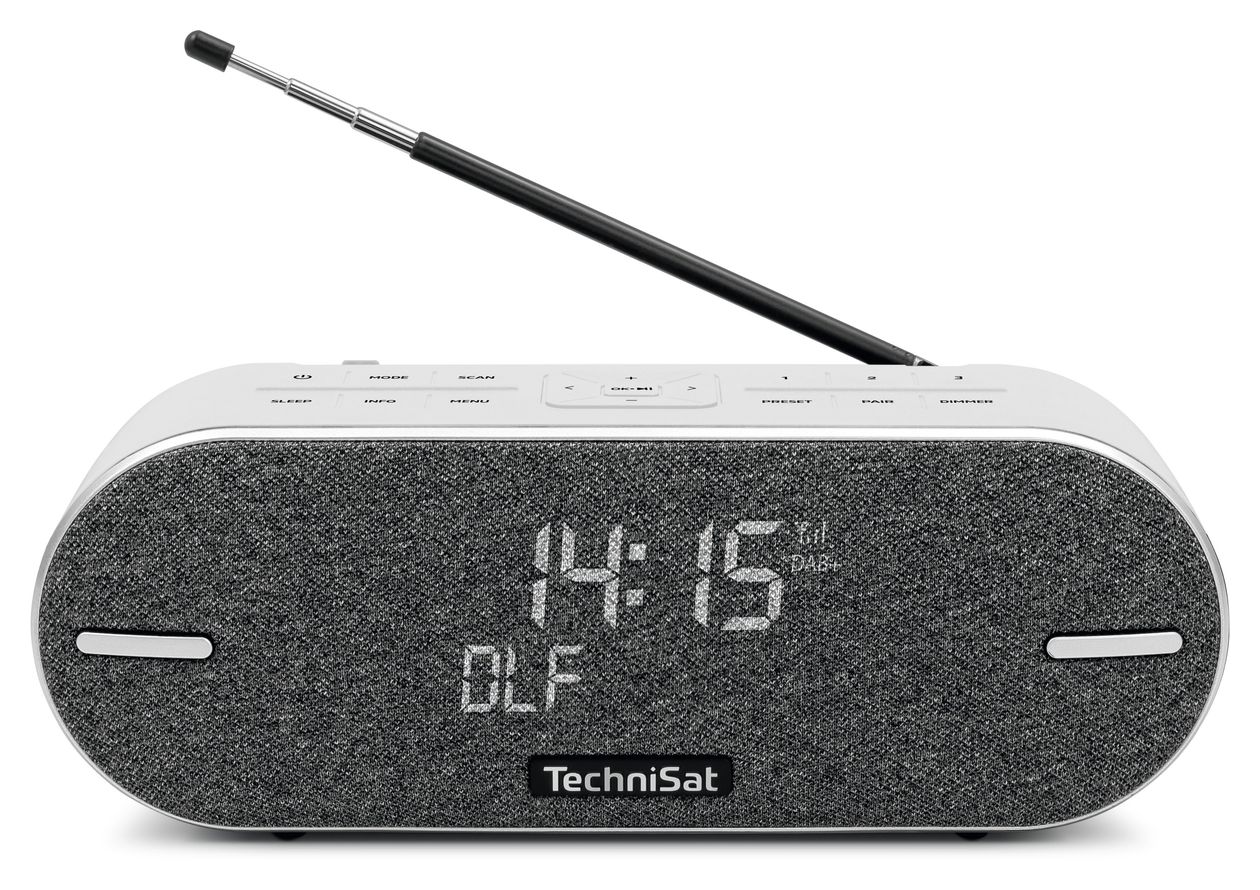 DigitRadio BT2 Bluetooth DAB+, FM Radio Tragbar Wasserabweisend IPX5  (Grau) 
