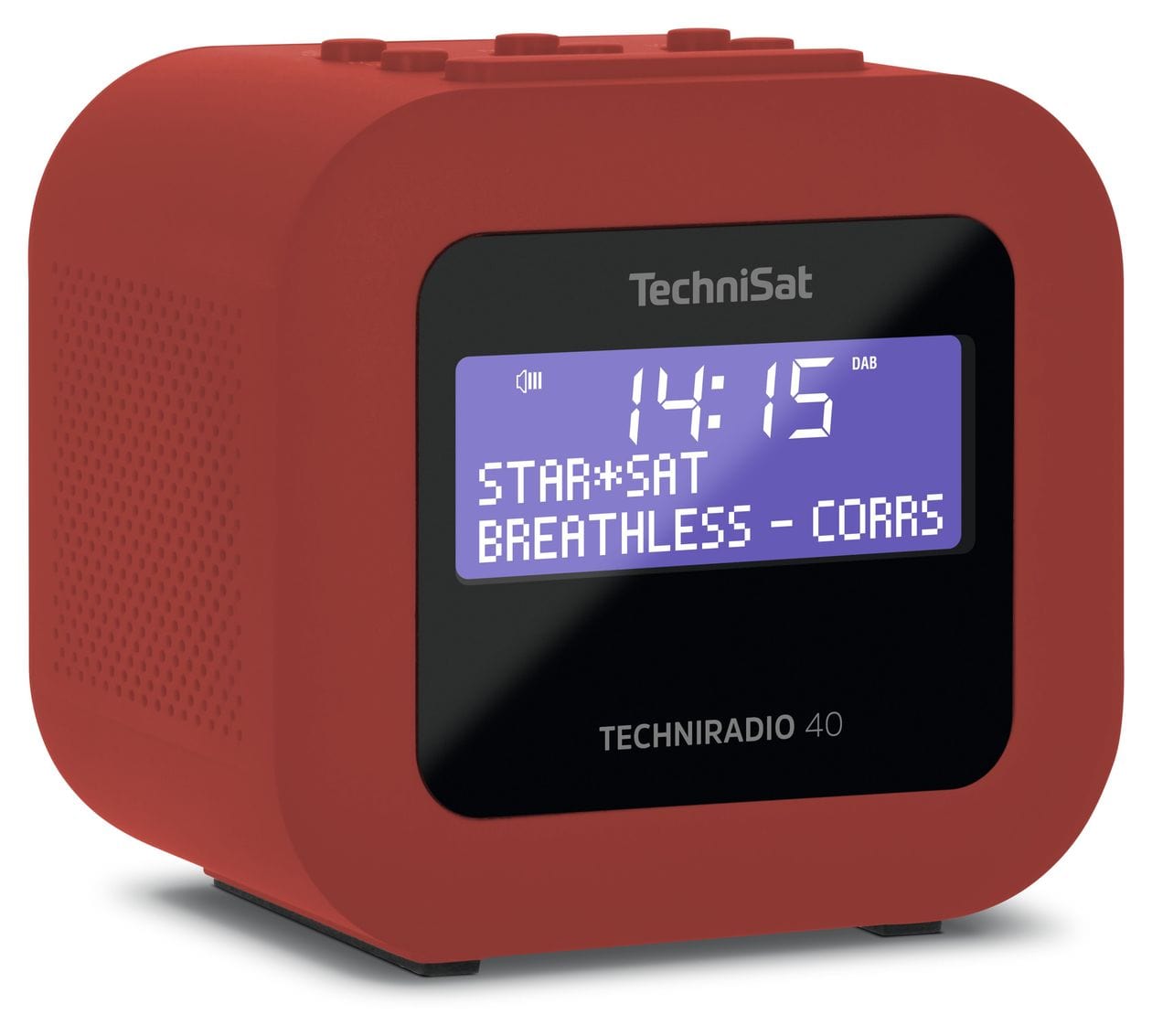 TechniRadio 40 DAB+, FM Radio Persönlich  (Rot) 