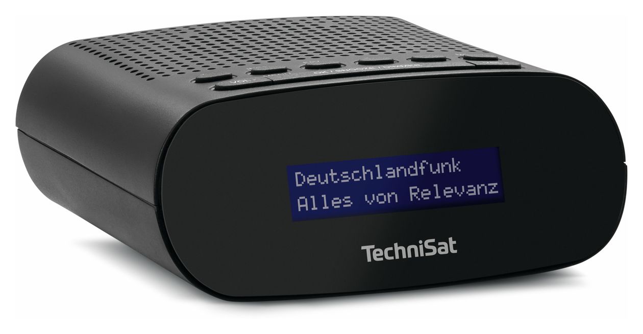 TechniRadio 50 DAB+, FM Radio Uhr  (Schwarz) 
