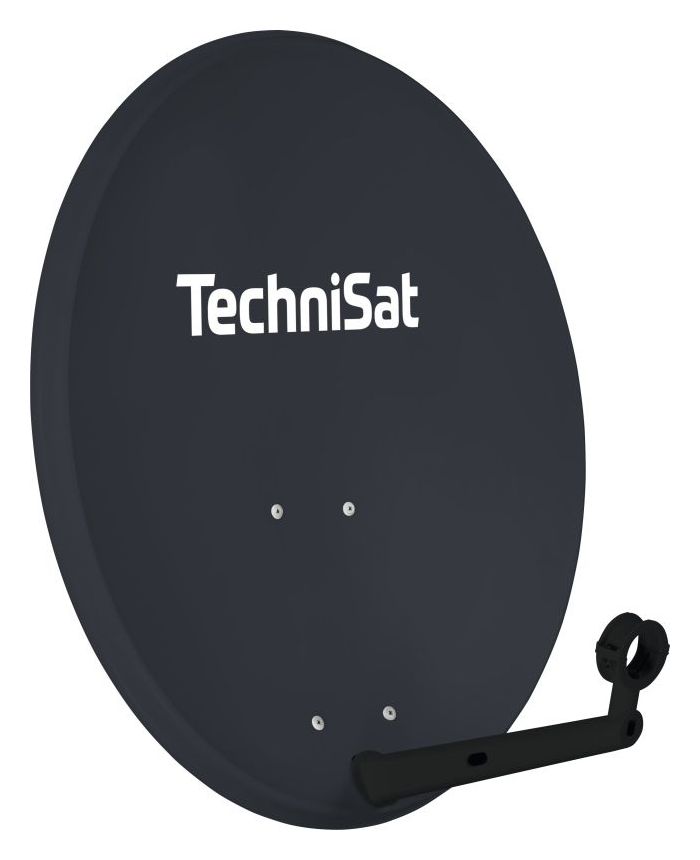 TechniTenne 70 70 cm Stahl Sat-Spiegel  (Anthrazit) 