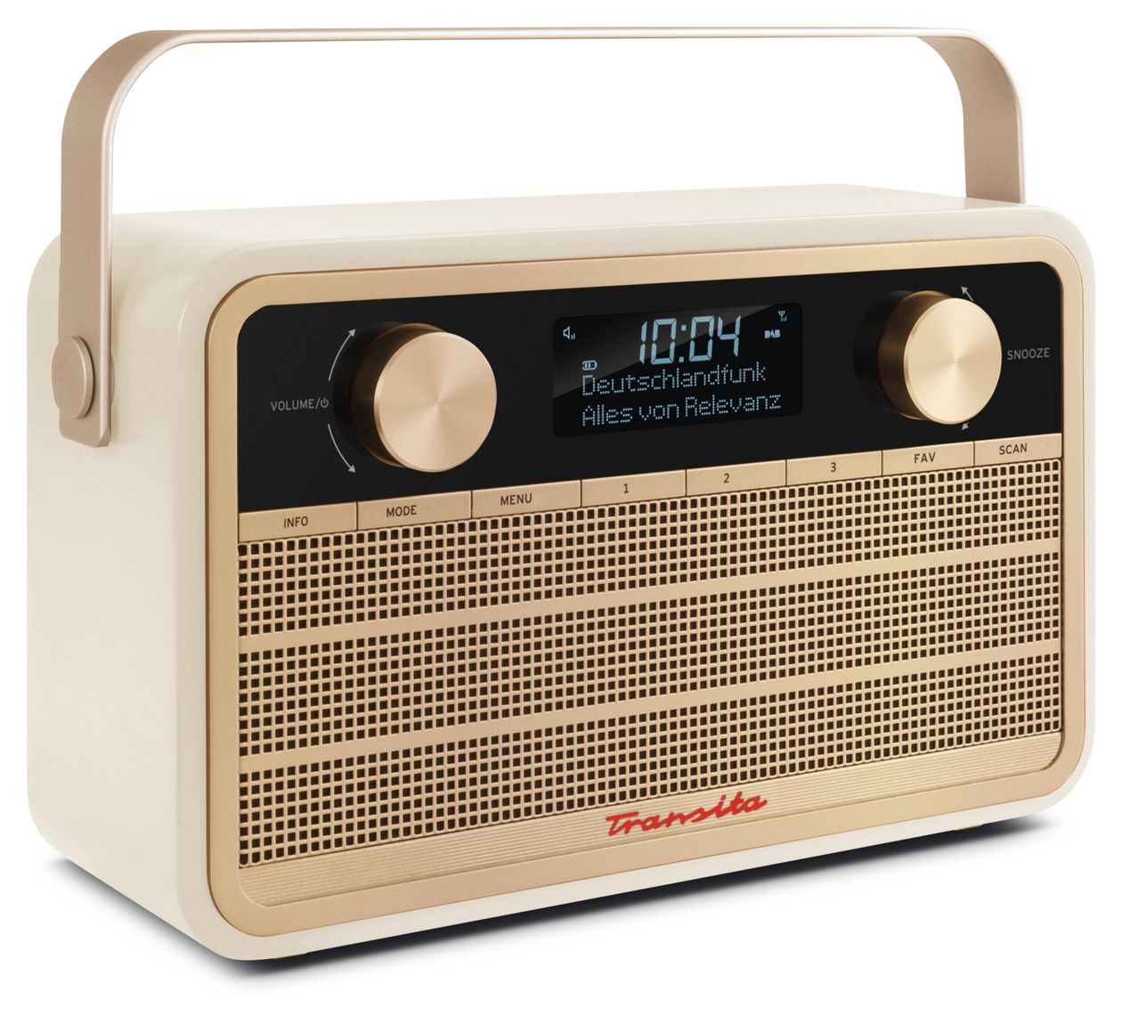 Transita 120 DAB+, FM Radio Tragbar  (Beige) 
