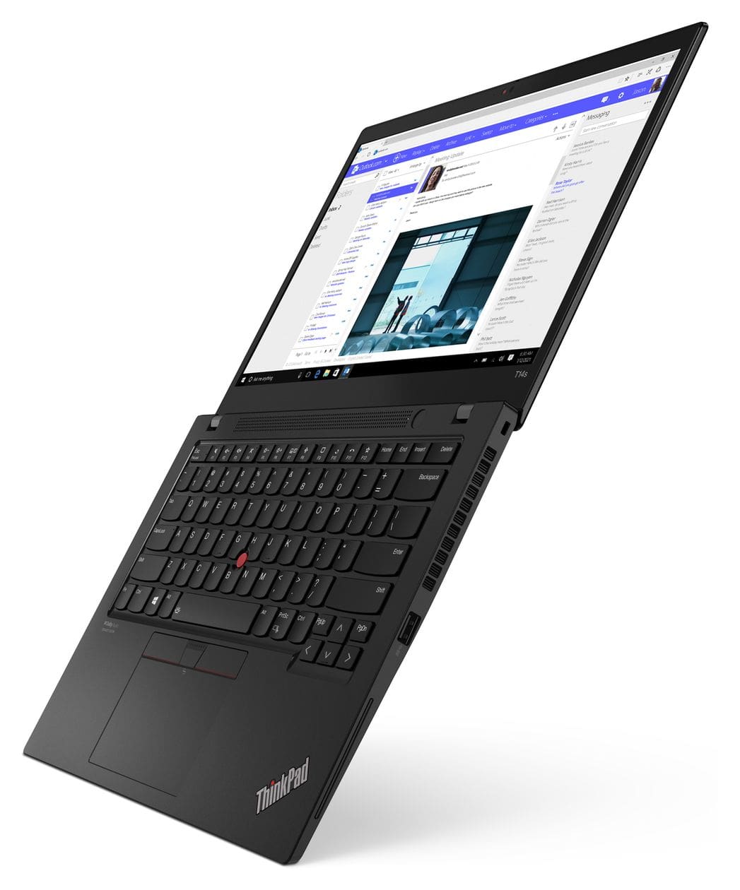 Lenovo ThinkPad T14s Gen 2 (Intel) Refurbished Full HD Notebook 35,6 cm (14 Zoll) 1920 x 1080 Pixel 256 GB SSD Windows 11 Pro Intel® Core™ i5 max. 4,4 GHz  (Schwarz) 