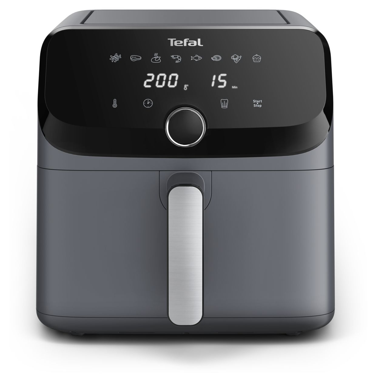 EY855BE0 Easy Fry Mega Heißluftfritteuse 7,5 l 2020 W  (Grau) 