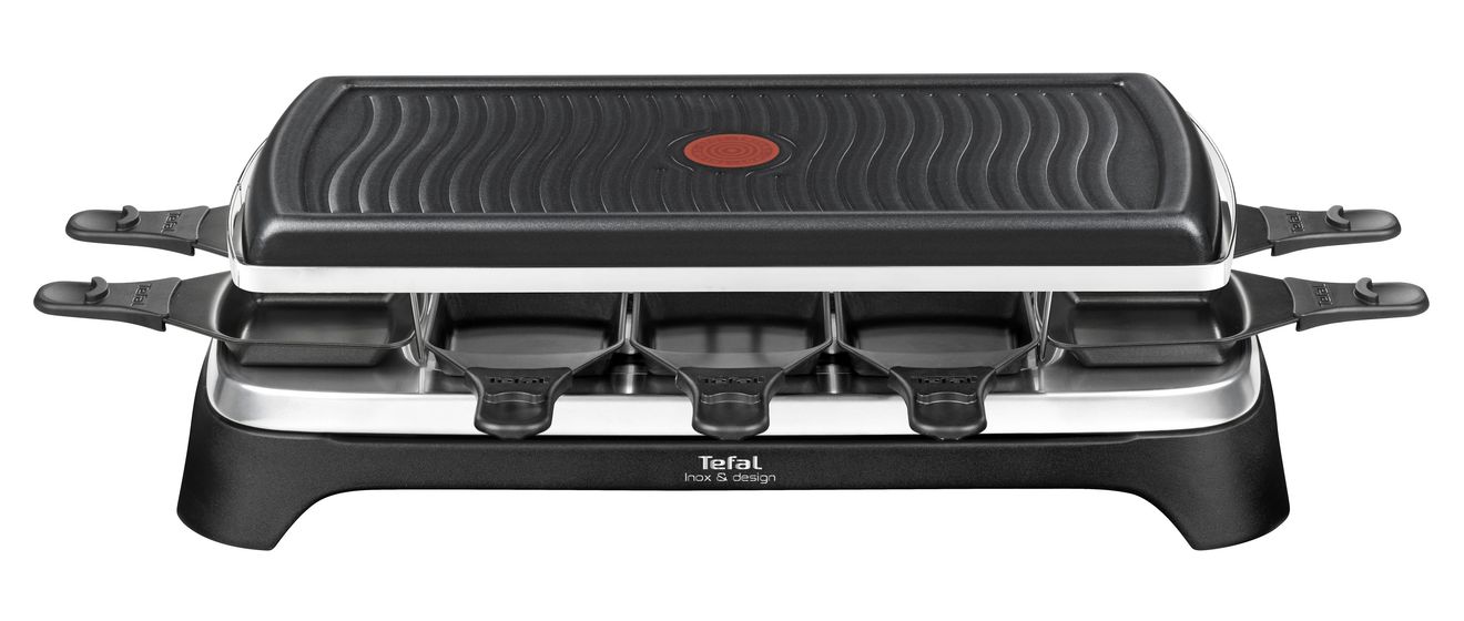 RE4588 Ambiance Raclette für 10 Personen 1350 W  (Schwarz/Edelstahl) 