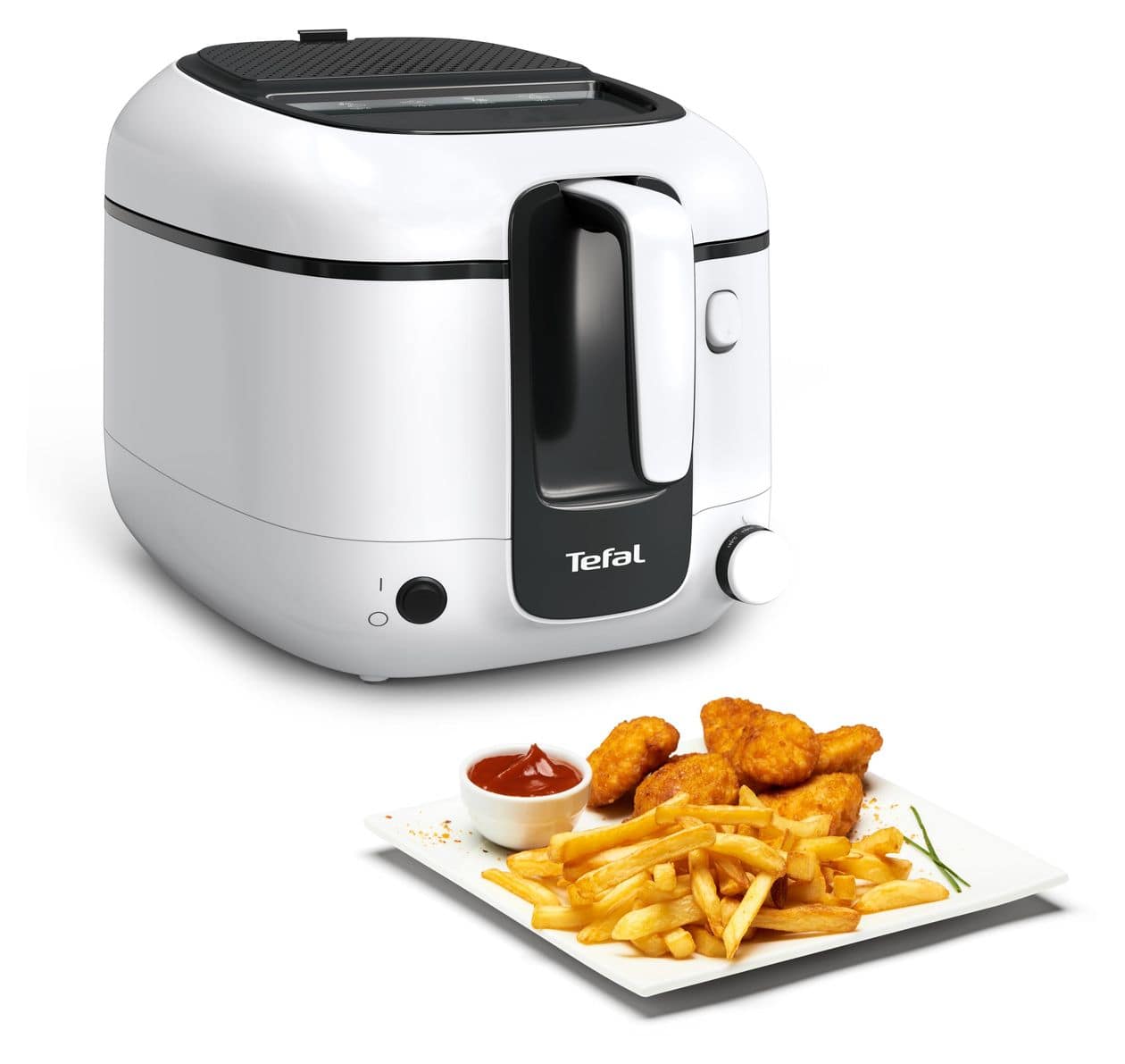 Super Uno FR3101 Fritteuse 1800 W  (Schwarz, Weiß) 