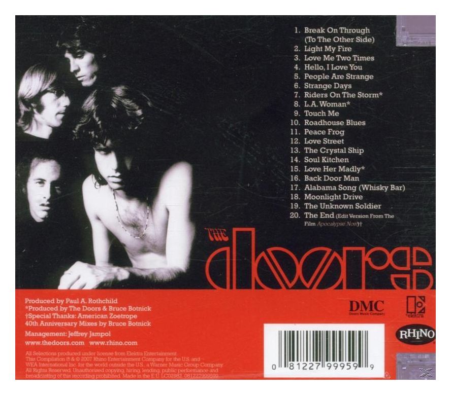 The Doors - Best Of (40th Anniversary),Very 