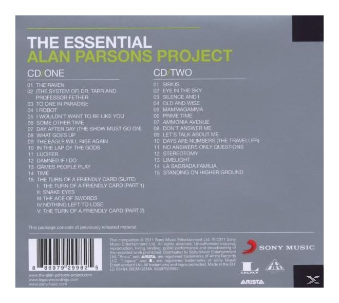 The Essential Alan Parsons Project 