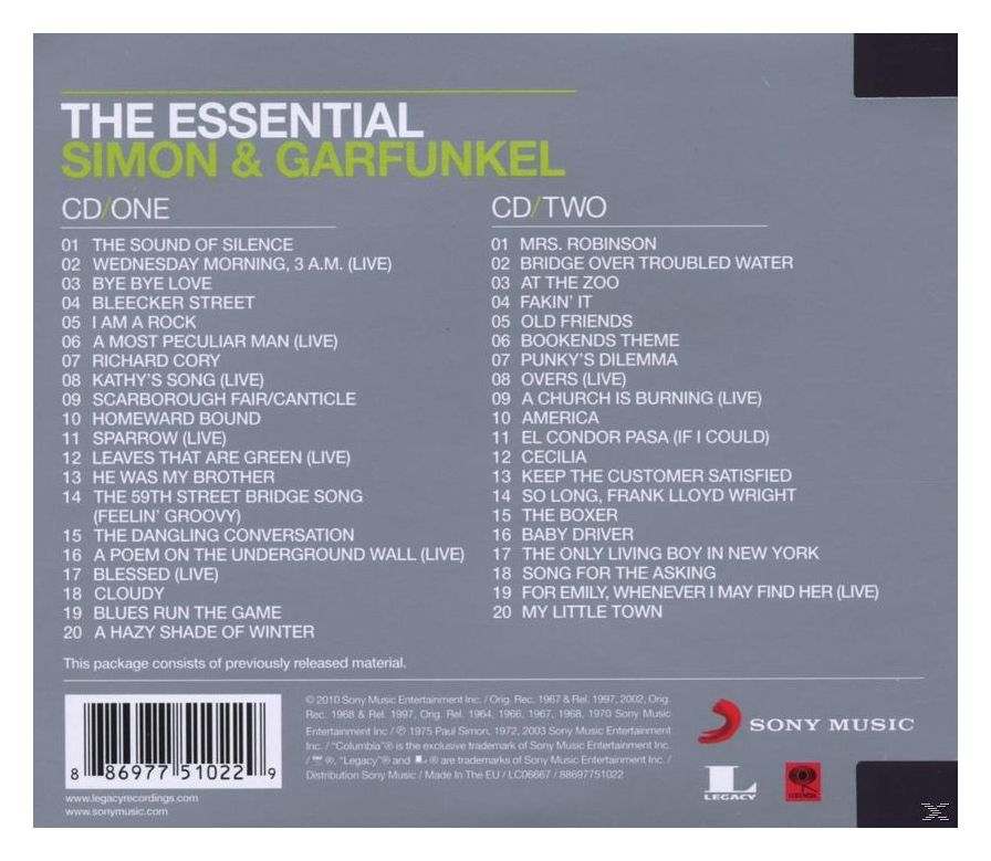 The Essential Simon & Garfunkel 