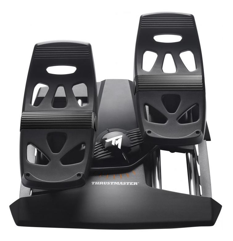 T.Flight Rudder Pedals Pedale für PC, PlayStation 4, Xbox  (Schwarz) 