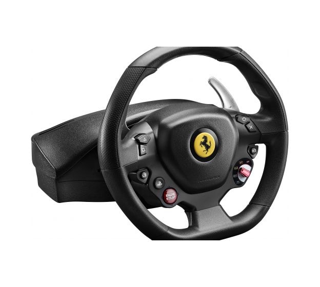 T80 Ferrari 488 GTB Edition Digital Lenkrad + Pedale für PC, PlayStation 4, PlayStation 5  (Schwarz) 