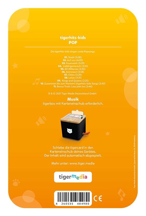 tigerhits-kids: POP 