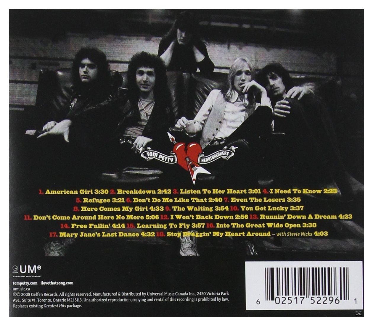 Tom Petty And The Heartbreakers - Greatest Hits 