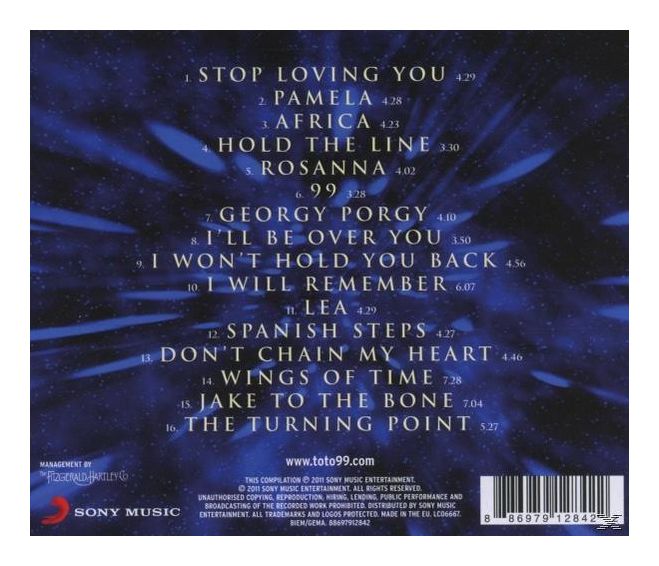 Toto - In The Blink Of An Eye-Greatest Hits 1977-2011 