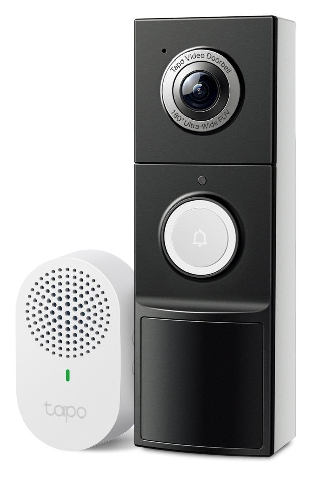 Tapo D235 Smart Video Doorbell  Wlan  (Schwarz, Weiß) 