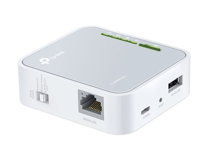 TL-WR902AC	AC750 WiFi 5 Router Dual-Band (2,4 GHz/5 GHz) 300 Mbit/s 