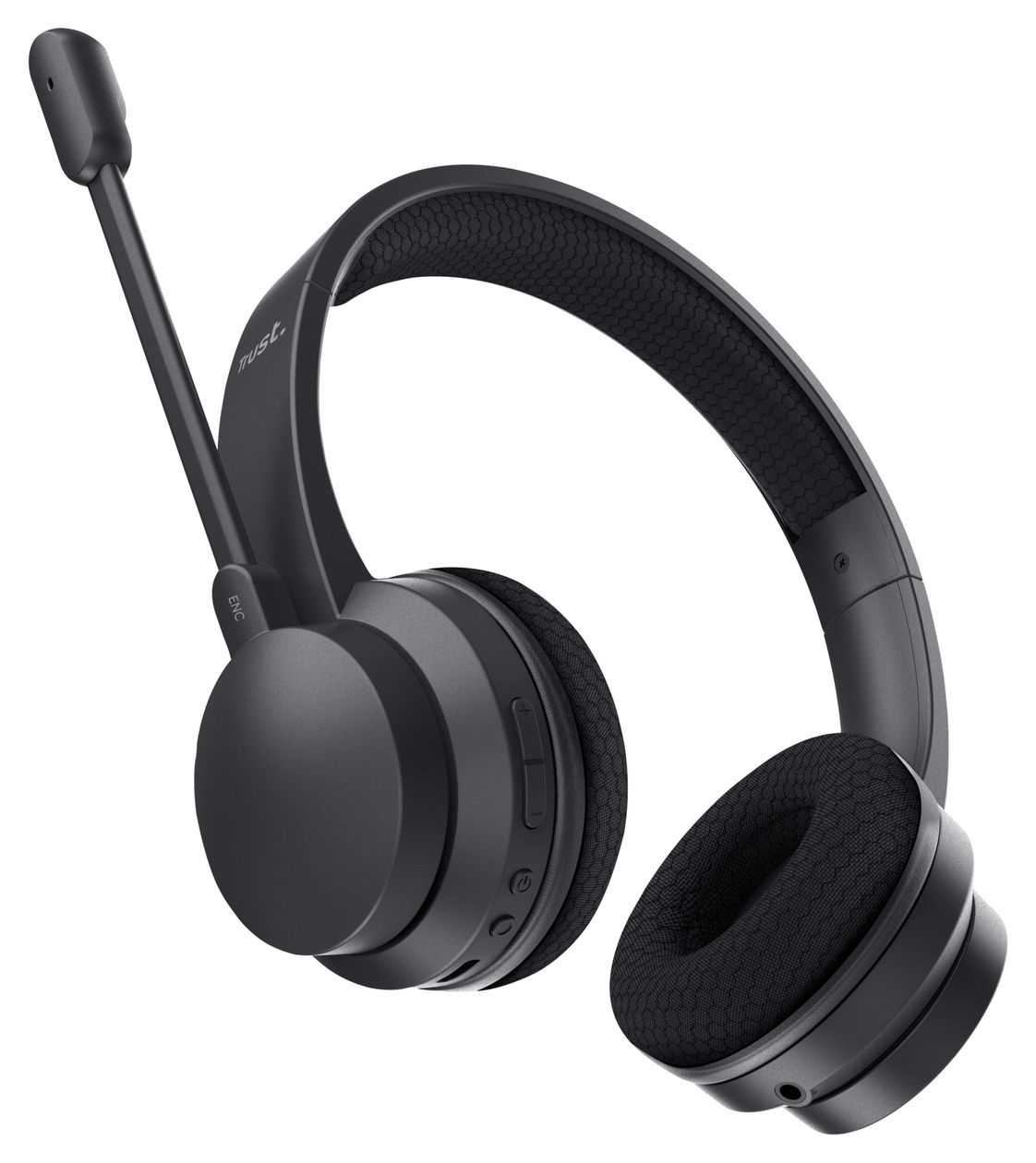 Ayda Ohraufliegender Bluetooth Kopfhörer kabelgebunden&kabellos USB Typ-C  (Schwarz) 