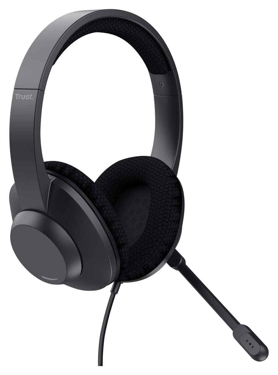 Ayda Max Over Ear Kopfhörer Kabelgebunden USB Type-C / USB Type-A  (Schwarz) 