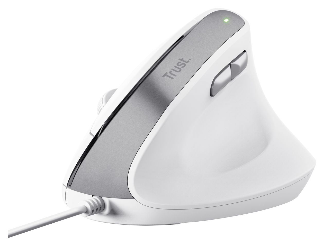 Bayo II 2400 DPI Büro Maus Optisch  (Weiß) 