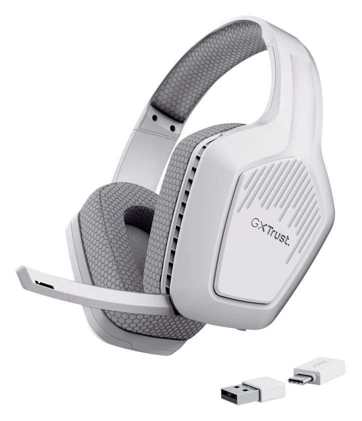 GXT425W Zirox II On-Ear Bluetooth Gaming Kopfhörer kabellos USB Typ-C  (Weiß) 