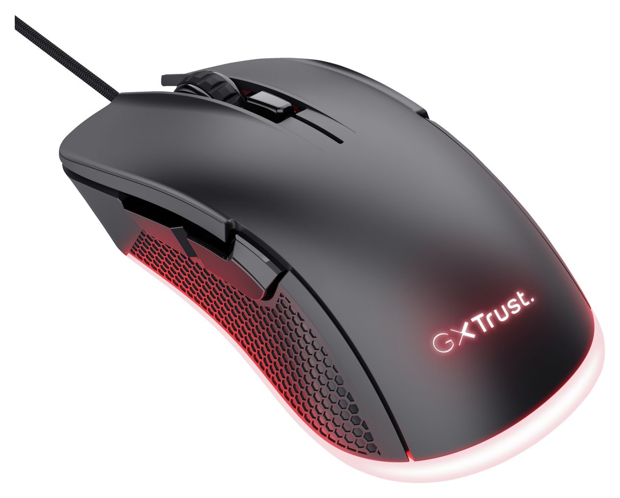 GXT 922 YBAR 7200 DPI Gaming Maus Optisch  (Schwarz) 