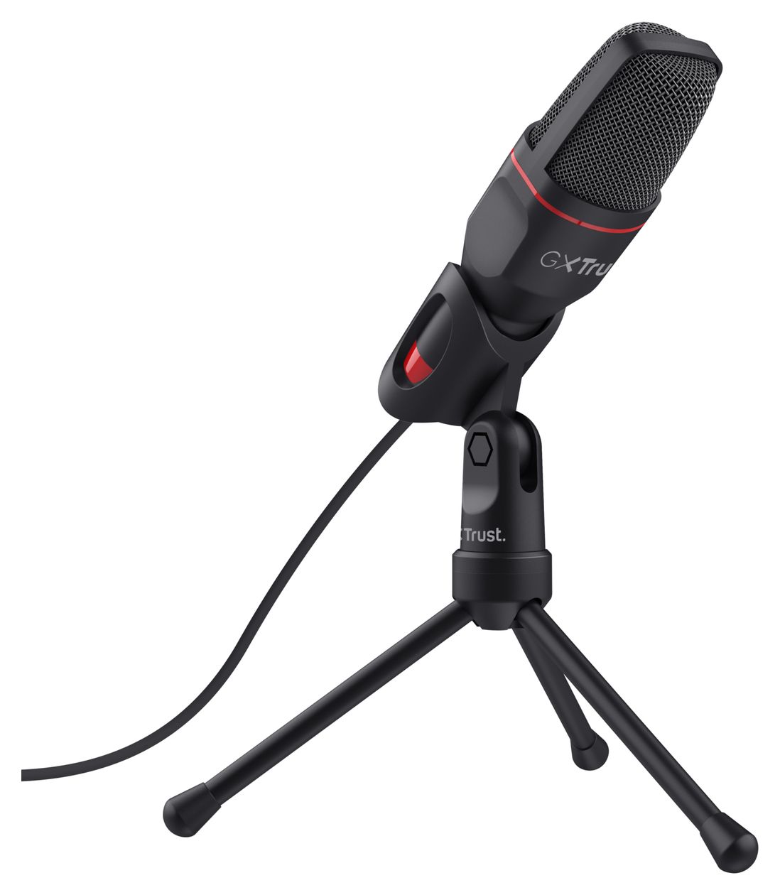 GXT212 Kabelgebunden PC-Mikrofon USB / 3,5 mm  (Schwarz, Rot) 