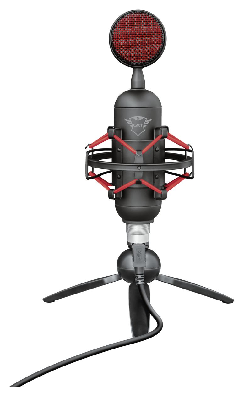 GXT244 Buzz Kabelgebunden PC-Mikrofon 48 kHz USB  (Schwarz, Rot) 