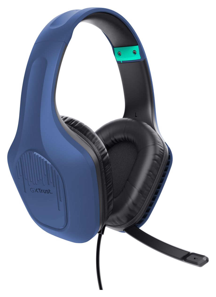 GXT415B Zirox Over Ear Kopfhörer Kabelgebunden  (Blau) 