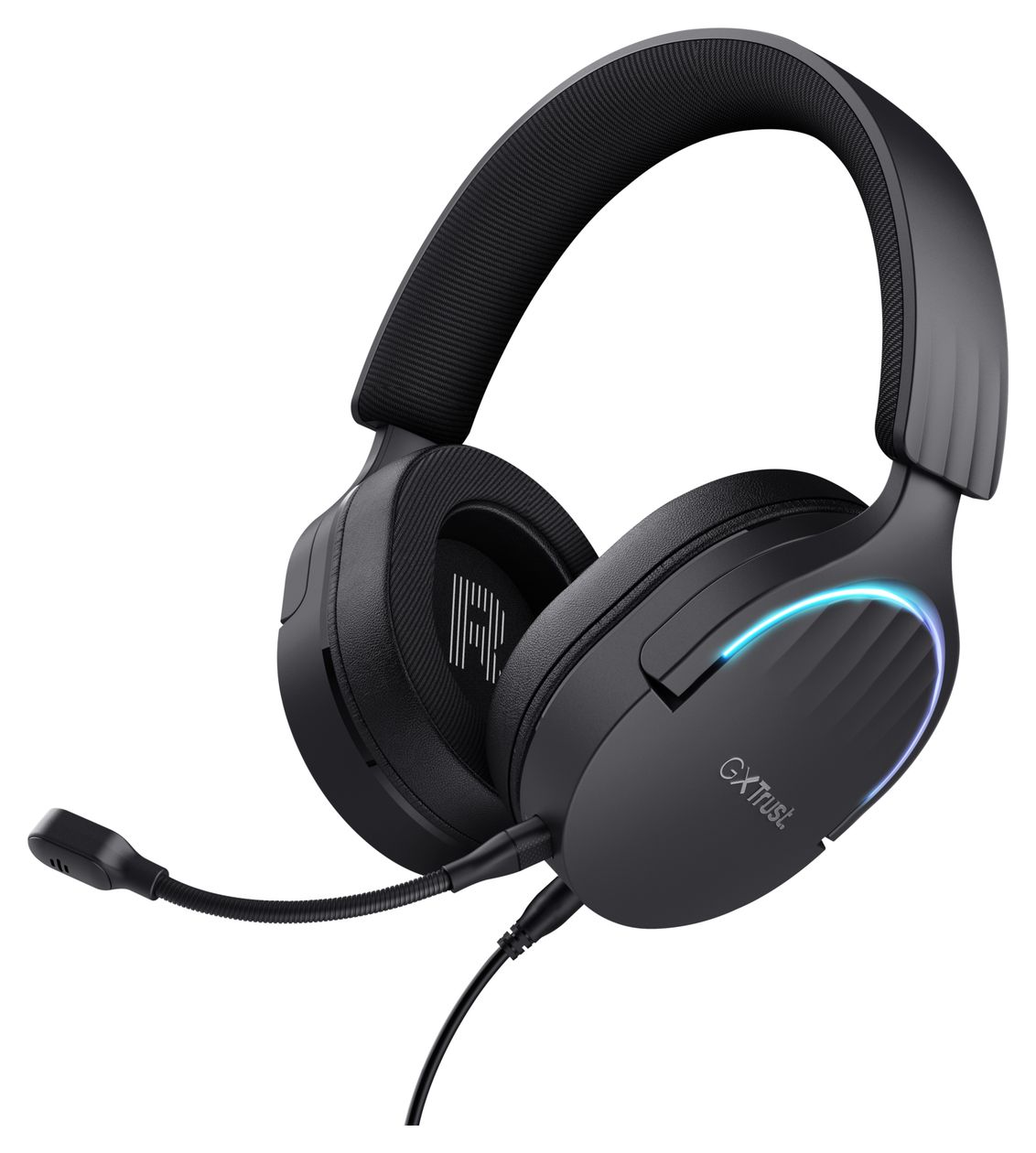 GXT490 Fayzo Over Ear Kopfhörer Kabelgebunden USB Typ-A  (Schwarz) 