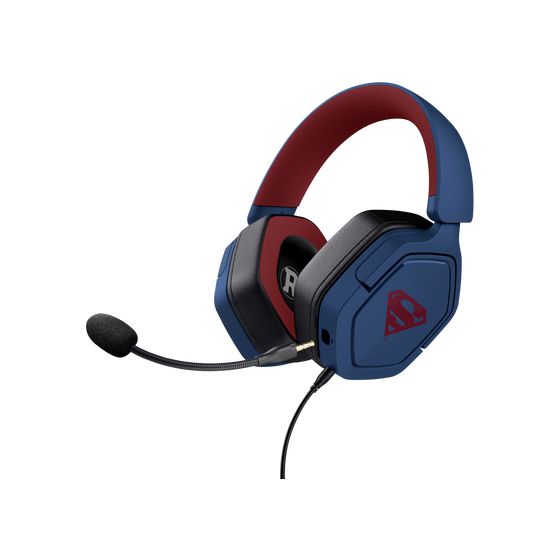 GXT492SM Carus Over Ear Kopfhörer Kabelgebunden  (Blau, Rot) 