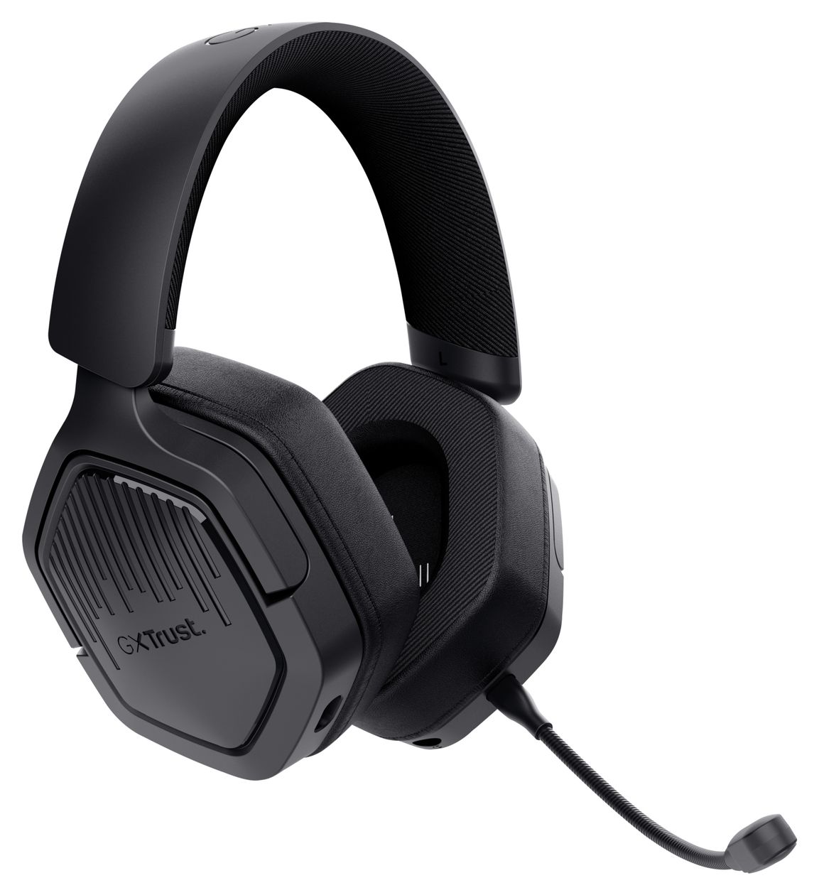 GXT493 Carus Over Ear Bluetooth Kopfhörer kabelgebunden&kabellos 20 h Laufzeit USB Type-C / USB Type-A  (Schwarz) 