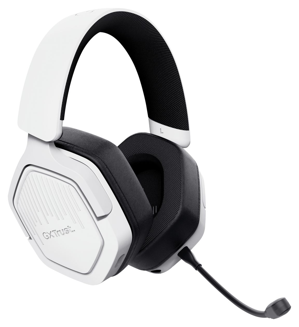 GXT493W Carus Over Ear Bluetooth Kopfhörer kabelgebunden&kabellos 20 h Laufzeit USB Type-C / USB Type-A  (Weiß) 