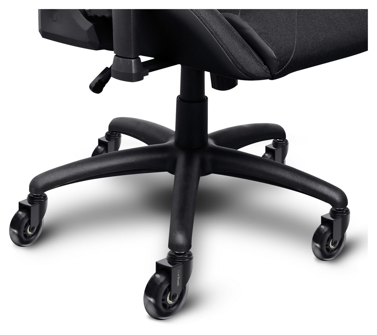 GXT702 Gel-Stuhlrollen Nachlaufrad  (Schwarz) 