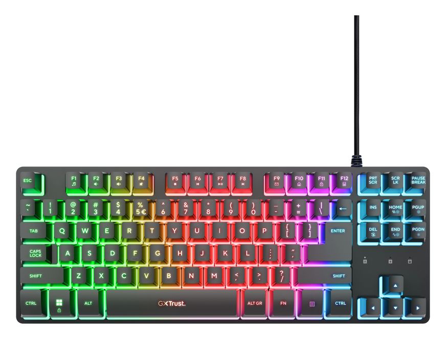 GXT794 3-in-1 Gaming RGB-LED Gaming Tastatur USB  (Schwarz) 