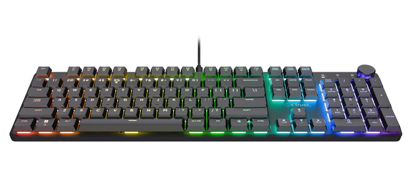 GXT866 Torix LED Gaming Tastatur USB  (Schwarz) 