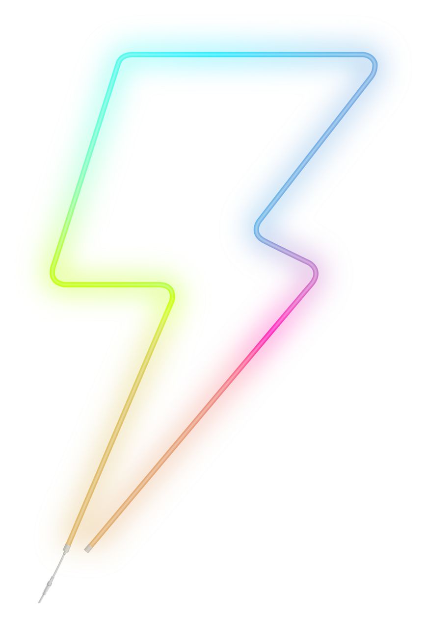 GXT904 Vybz Neon Rope Light Wandstreifenleuchte 5000 mm Multi AC 