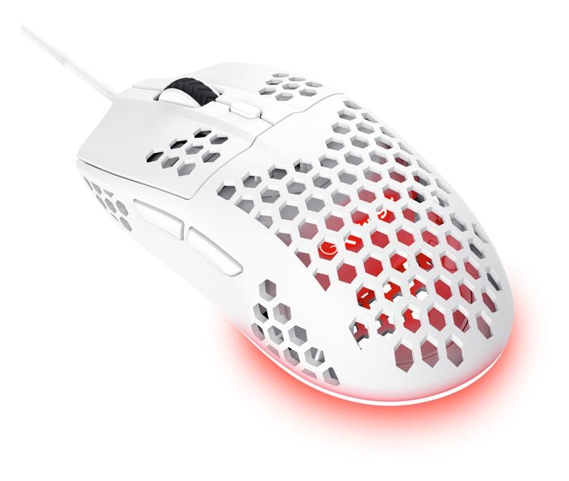 GXT928 Helox 6400 DPI Gaming Maus Optisch  (Weiß) 