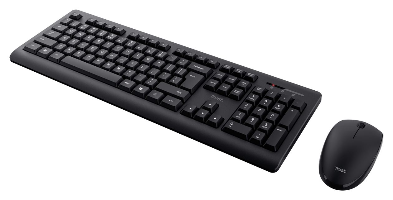 Primo Büro Tastatur RF Wireless  (Schwarz) 