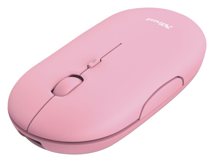 Puck 1600 DPI Büro Maus Optisch  (Pink) 