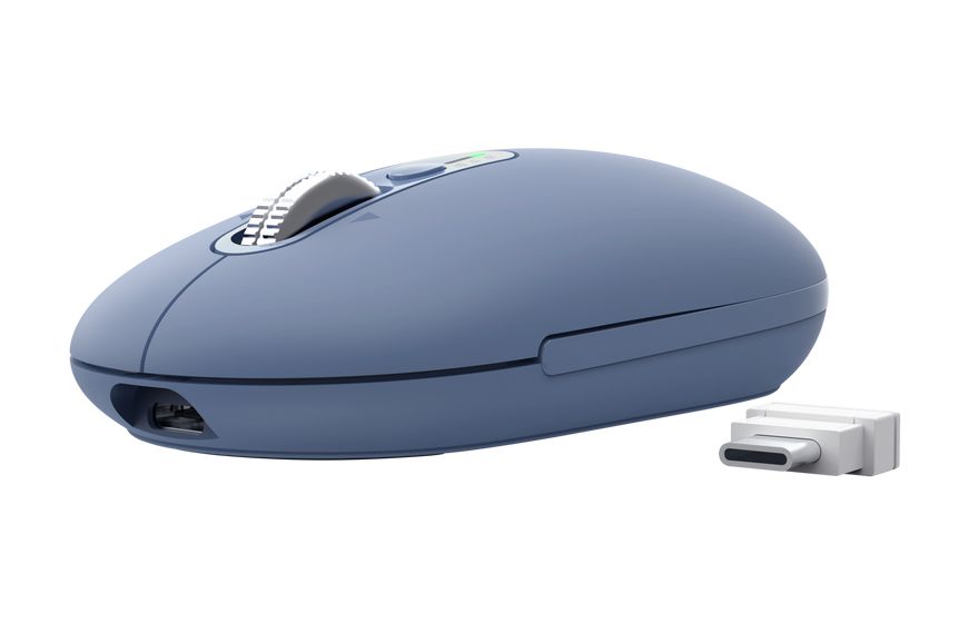 Seron Slim Multi 3200 DPI Büro Maus Optisch  (Blau) 