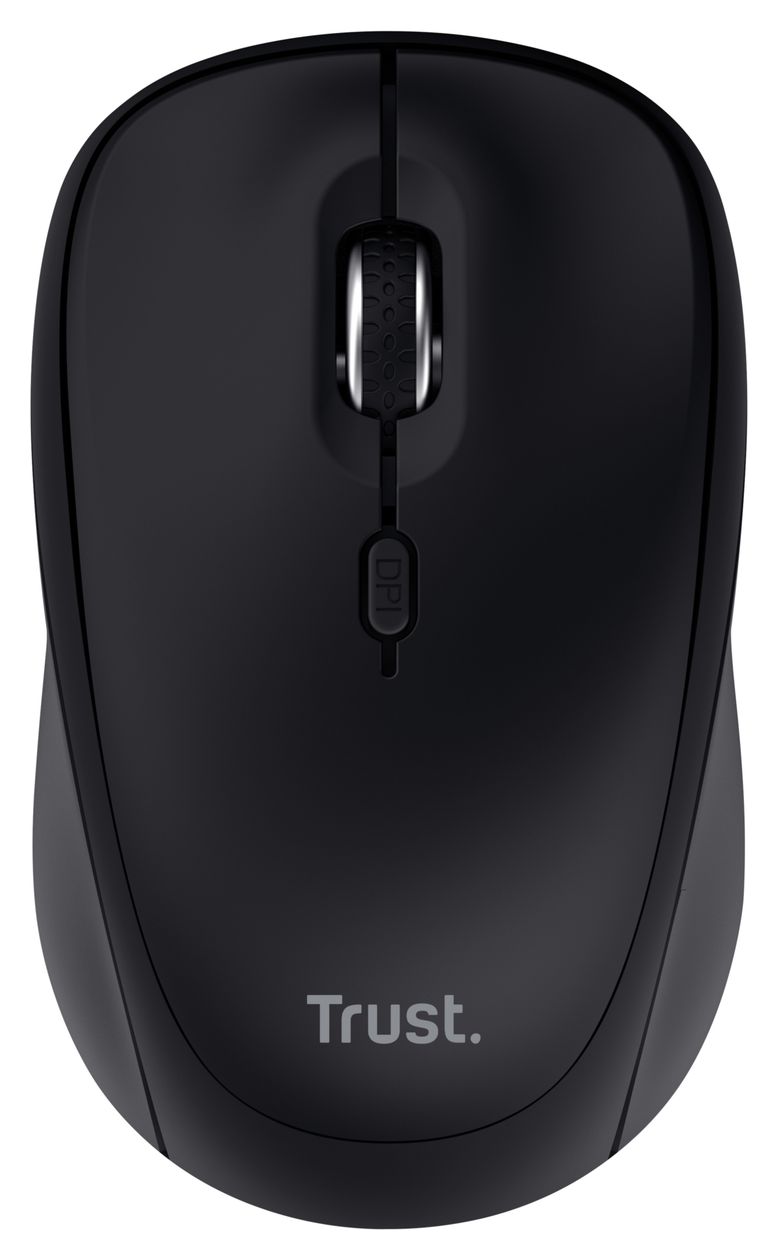 Yvi+ 1600 DPI Universal Maus Optisch  (Schwarz) 