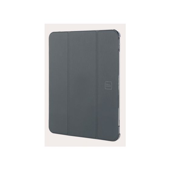 Satin Folio aus Polycarbonat, Thermoplastische Polyurethane (TPU) für Apple iPad A16 und iPad 10.Gen bis 27,7 cm (10.9") Schockresistent (Dunkelblau, Transparent) 