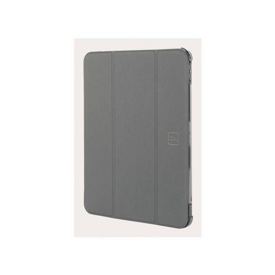 Satin Folio aus Polycarbonat, Thermoplastische Polyurethane (TPU) für Apple iPad A16 und iPad 10.Gen bis 27,7 cm (10.9") Schockresistent (Grau, Transparent) 
